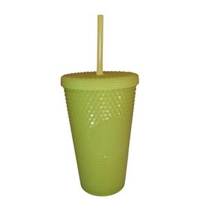 Starbucks 16 Oz Glow In The Dark Studded Neon Green Cold Cup
